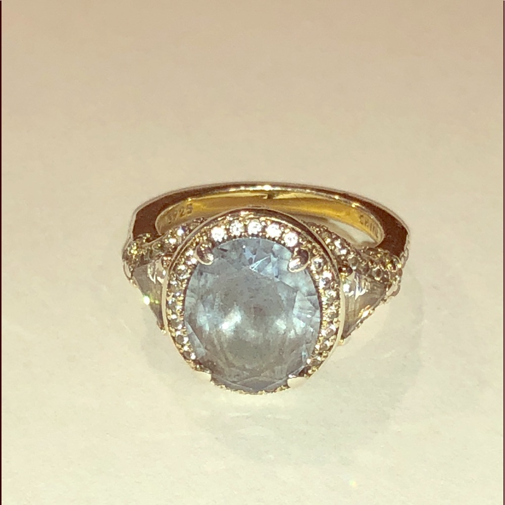 Sterling silver cocktail ring